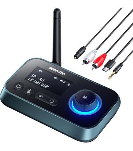 Amazon.com: Sennheiser BT T100 Bluetooth Audio Transmitter, Black